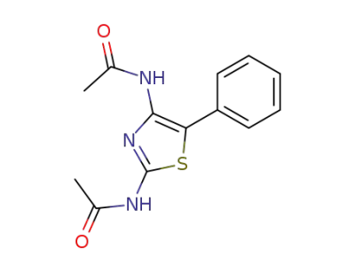 2,4-bis-acetylamino-5-phenyl-thiazole