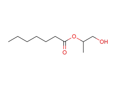 Heptanoic acid 2-hydroxy-1-methyl-ethyl ester
